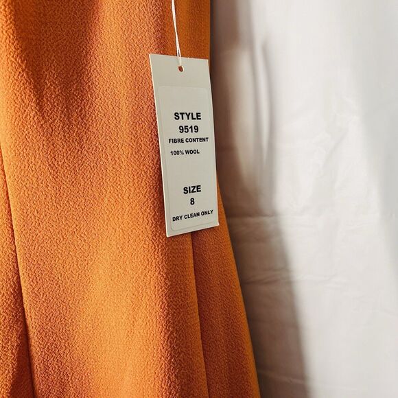 tom and linda platt dress Maderine Size 8 Shift Dress Lined NWT Front Slit - Picture 7 of 12